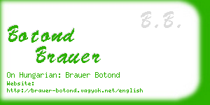 botond brauer business card